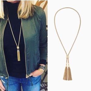 Stella and Dot Jacqueline Tassle necklace